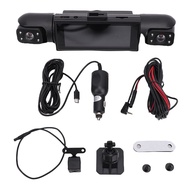 Dash Cam with Rear View Camera 1080P 170° Wide Angle 4 Channel Car Dashboard GM&CMR2
