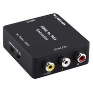 HDMI to RCA, HDMI to RCA Converter 1080P HDMI to 3RCA CVBs Composite Video Audio Converter Adapter S