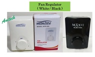 MINLITE/MAXVI 5 SPEED CEILING FAN REGULATOR (Suitable used for all types of Regulated Ceiling Fan)UMS/KDK/PANASONIC)