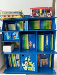 迪士尼書櫃+綜合兒童教材