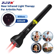 ZJZK Class 4 Cold Laser Therapy Pen Handheld Laser Device Best Portable Laser Treatment Tool 600mW 8