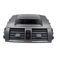 Car Center Dash A/C Outlet Air Vent Panel Replacement with Clock Air Vent Parts for Toyota Corolla 2