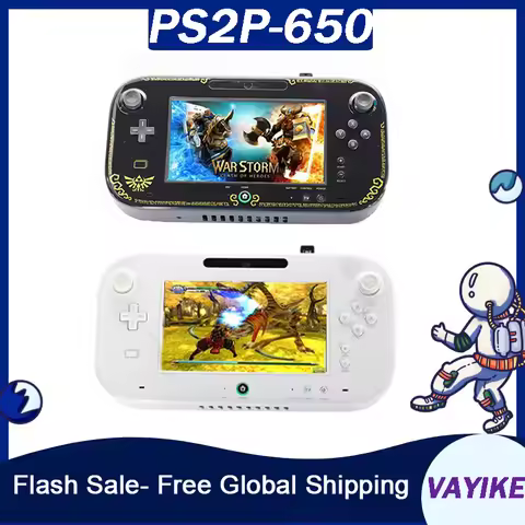 Retro Arcade Console Built PS2P Motherboard with 6.5" IPS HDMI 1080p,64GB Game Storage for PS2P 6.5"