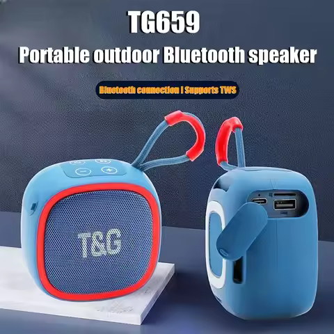 T&G Bluetooth Speaker Outdoor Wireless Subwoofer Mini Portable Small Audio Gift Portable Card Audio 