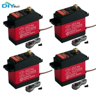 4PCS DS3225 25KG Digital RC Servo High Torque Waterproof Full Metal Gear DS Servo Motor for Baja Car