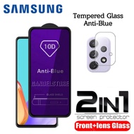 Tempered Glass Samsung A32 4G A32 5G A52 A52s 5G A72 (2021) Package 2in1 Tempered Glass Anti Blue & 