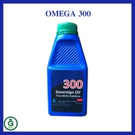 OMEGA 300 เปลี่ยนถ่านน้ำมันมั่นใจใช้น้ำมันเครื่องสังเคราะห์ 100% ช่วยลดการสึกหรอ ควบคุมความร้อน การออกตัวได้ดี