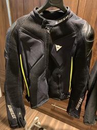 Dainese Super Rider D-Dry 黑螢光 防摔衣 小背枕 半皮布 防水 54號