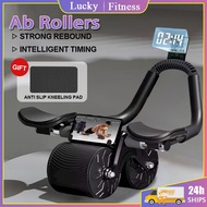 Abdominal Wheel New Ab Roller Elbow Support Rebound Wheel Exercise Machine Abs Workout Equipment