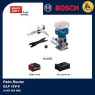 BOSCH 18V Cordless GLF 18V-8 Palm Router Professional ( 0 601 6C6 0L0 )