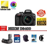 NIKON D3400 Kit Lens (NEW) DSLR Camera