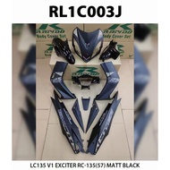 RAPIDO Cover Set EXCITER RC-135 (57) MATT BLACK
For LC135 V1