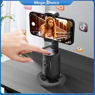 MegaChoice【Fast Delivery】Auto Face Tracking Holder AI Automatic Tracking Gimbal Stabilizer 360°Rotat