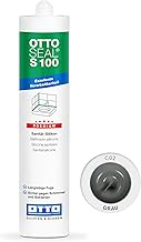 OTTOSEAL S 100 Premium Sanitary Silicone 300 ml Cartridge C02 Grey