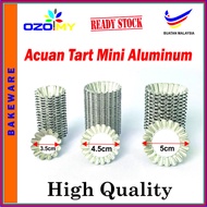 3.5cm/4.5cm/5cm Acuan Aluminium Kuih Tart / Cheese Tart / Egg Tart / Fruit Tart / Aluminium Tart Mould (Made In Malaysia)