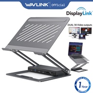 WAVLINK DisplayLink Docking Station USB Dock with Ergonomic Design 5K 100W PD 1Gbps RJ45