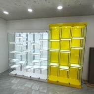 2025  Display Cabinet Multi-layer Display Shelf Toy Showcase Model Figurine Gift Display Cabinet Adj