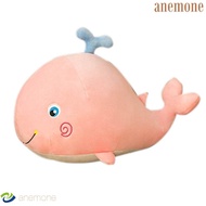 ANEMONE Whale Plush Toy Kids Toys Kawaii Plushie Dolls Soft Whale Pillow Animal Dolls Cartoon Doll W