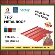 Metal Roofing G35 (0.23-0.24mm) / Awning/ Awning heavy duty/ Zink Kilang/ Zink Rumah/ Zink kilang mu