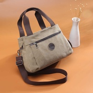 Retro Casual Female Bag Canvas Ladies Portable Shoulder Messenger Bag Female Large Capacity Multi-Co