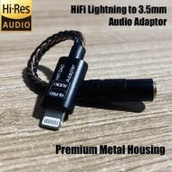 PROMO CUSTOM CONVERTER LIGHTNING TO 3.5MM JACK AUDIO DAC ADAPTER IPHONE | COD