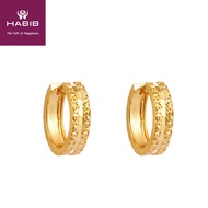 HABIB Oro Italia Olivine Gold Earring, 916 Gold