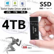 SSD Laptop Portable SSD External SSD Eksternal dengan Kapasitas SSD 4TB/30TB dan Kecepatan Tinggi US