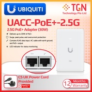 Ubiquiti 2.5G PoE+ Adapter (30W) UACC-PoE+-2.5G *3-Pin UK Power Cord*