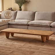 Minimalist wooden living room table 100x50x20cm