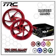 TRC XMAX 300 V1/V2 CNC RAIZEN 6 SPOKES MAG WHEELS (3.5*15 F x 4.0*14 R) 5288