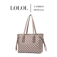 6626 LOLOL Tas Cantik Model Tote Bag - Kulit PU terlaris|