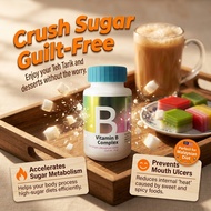 Halal vitamin B complex support heart health boost vitality for elderly daily living activities