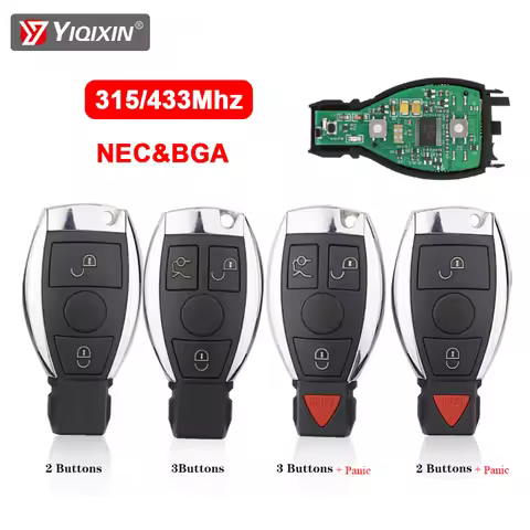 Smart Remote Car Key For Mercedes Benz MB A B C S E GL M W203 W204 W205 W210 W211 W212 W221 W222 W20