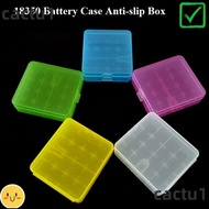 CACTU Battery , 4 AA AA Anti-slip 18650 Battery Box, High Quality Plastic Coloful Battery Holder Sto