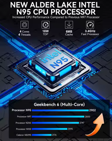 GMKtec G3S Mini PC GMKtec NUCBOX G3S Mini PC Intel Alder Lake N95 Win11 Pro Mini PC 8GB DDR4 128/256