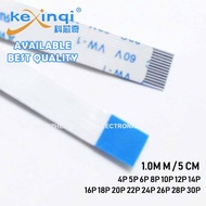 (10pcs) 5CM Length FFC/FPC Flexible Flat Cable 1.0MM 4P 5P 6P 8P 10P 12P 14P 16P 18P 20P 22P 24P 26P