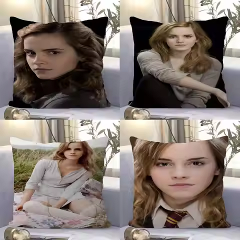 Emma Watson Hermione Granger Pillow Gift Home Office Decoration Bedroom Sofa Car Cushion Cover Case 