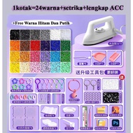 DIY Perler Fuse Beads 2.6mm Set Fuse Beads & Accessories (Color Variants & Iron)