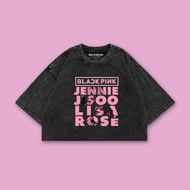 MADMAN Croptee Washed BLACKPINK | KPOP Concert | T-shirt | Crop Top | CRP WO BP-3