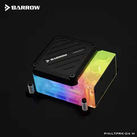 Barrow POM 10W PWM Water Pump+CPU Block Combo use for AMD AM3 AM5 / INTEL 1700 1200 115X X99 2011 Wa