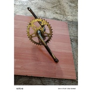 Old school bmx bike crankset cw 165 36 second hand