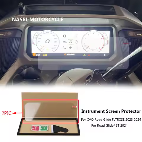 Motorcycle Instrument Screen Protector Film Sticker 2PIC For Harley Touring CVO Road Glide FLTRXSE R