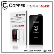 Oppo A96 4G - COPPER Tempered Glass PRIVACY ANTI SPY