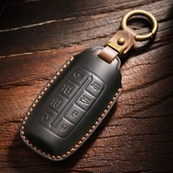 HOT Suitable For Genesis Key Cover GV70 Genesis GV80/G90 Car High-end Protective Shell Bag