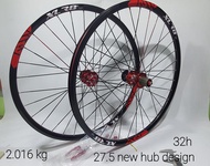 WHEELSET XLR8 MTB 27.5 DISC BRAKE 32H NEW HUB DESIGN