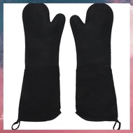 (F B S V)1 Pair Professional Silicone Oven Mitts Baking Gloves Elbow Length Heat Resistant Gloves