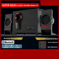USB Bass Speaker Set Bluetooth Strong Bass Stereo Surround Sound Box Computer Gaming Home Audio