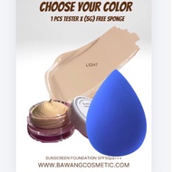 TESTER 5g FOUNDATION BAWANG MONEY BACK GUARANTEE!!