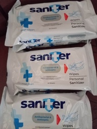 saniter  Anti bakterial &Antiseptic  tissue basah