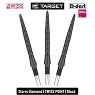 TARGET Dart Point - SWISS STORM DIAMOND POINT REPLACEMENT STEEL DART POINT 3Pcs/Pack